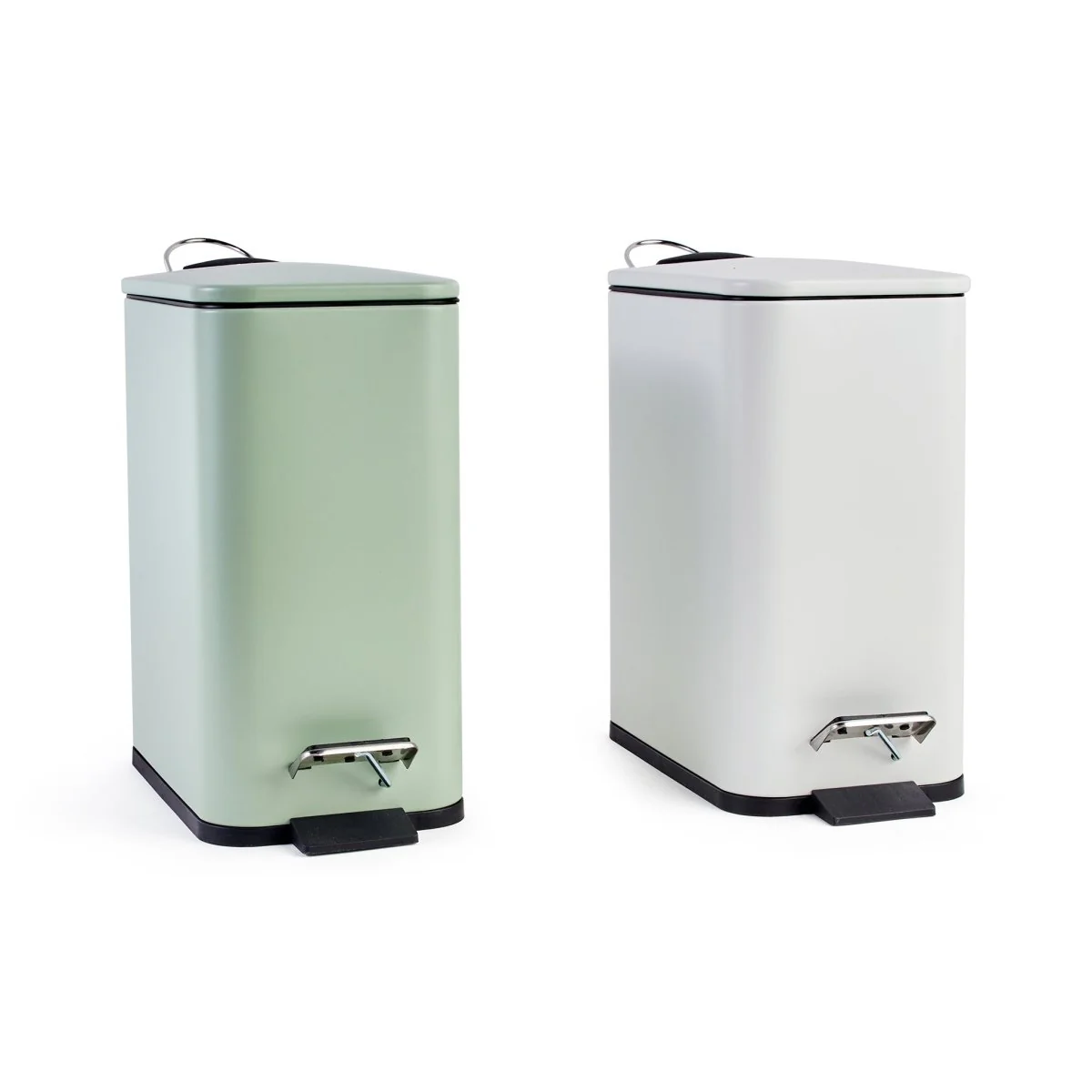 Pattumiera da bagno in metallo 5L H.28.5CM