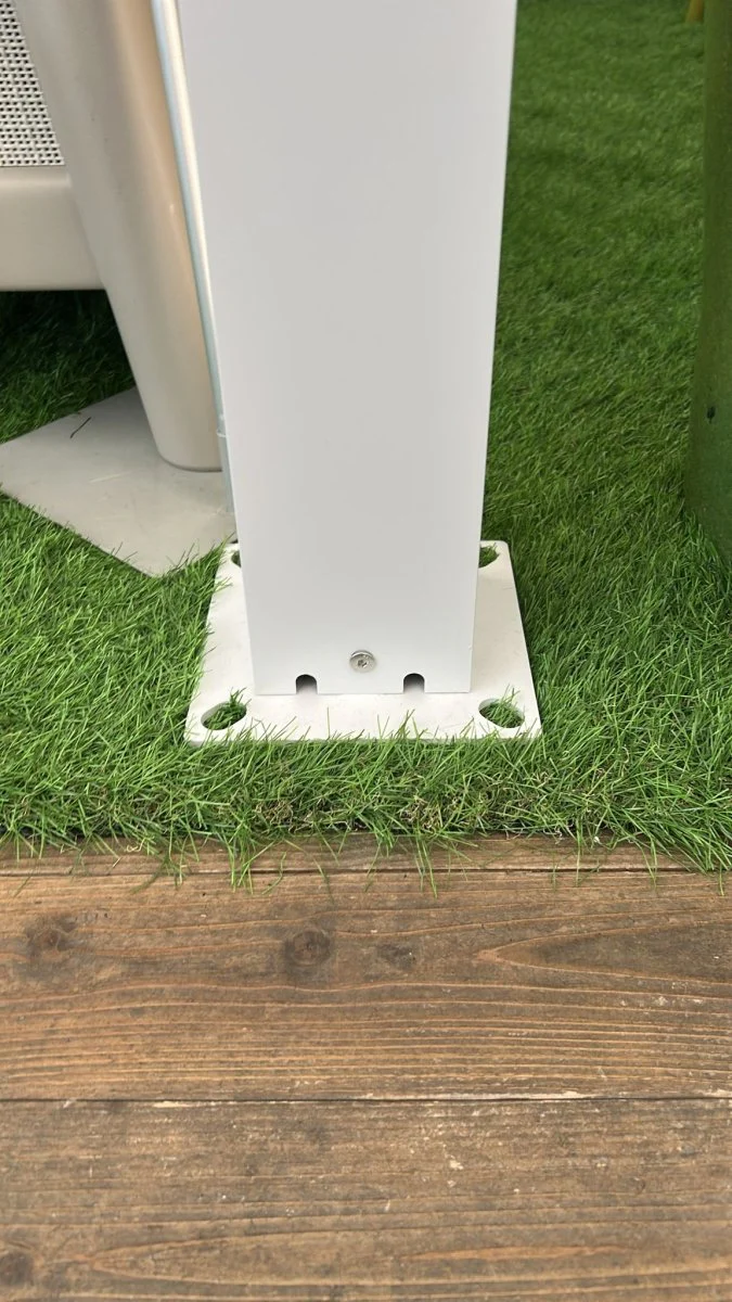 Pergola bioclimatica autoportante in alluminio bianco Gaia Xone - Image 8