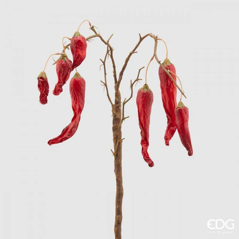 Pianta artificiale di Peperoncino 90 cm EDG