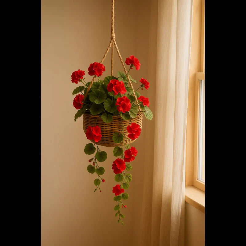Pianta Artificiale Prix Geranio Cadente 75cm | EDG - Image 2