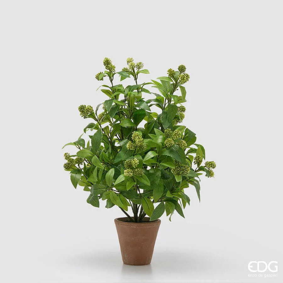 Pianta Viburno artificiale con vaso | EDG - Image 3
