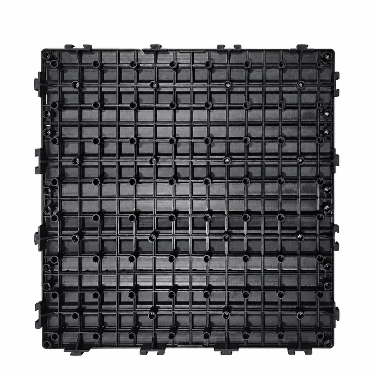 Set Piastrelle WPC a incastro click da esterno effetto legno 30x30 cm - 9 pezzi - Image 14