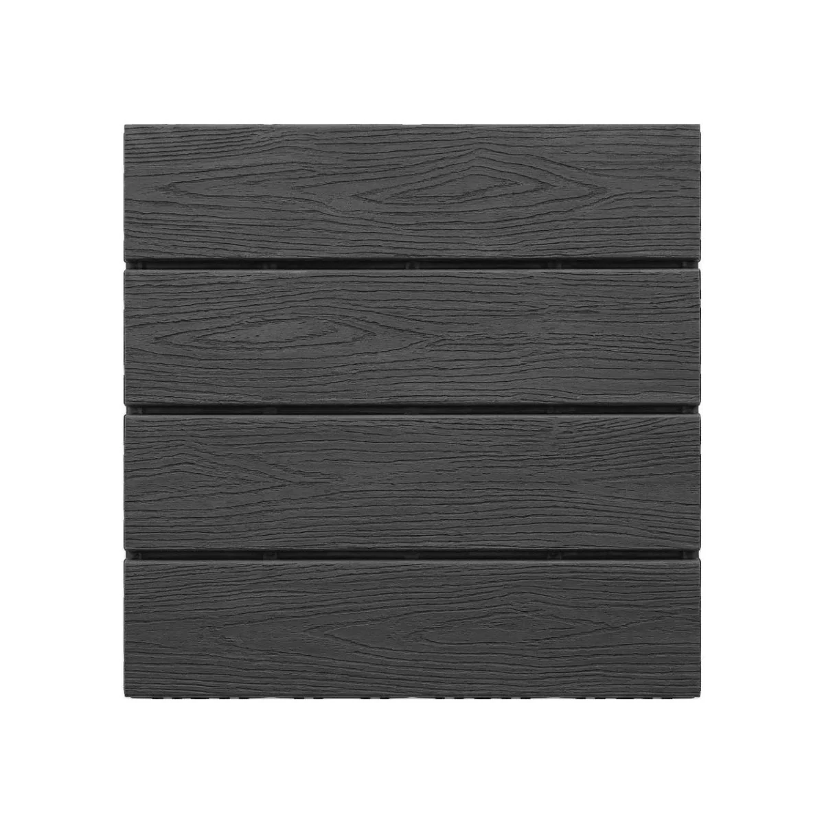 Set Piastrelle WPC a incastro click da esterno effetto legno 30x30 cm - 9 pezzi - Image 4