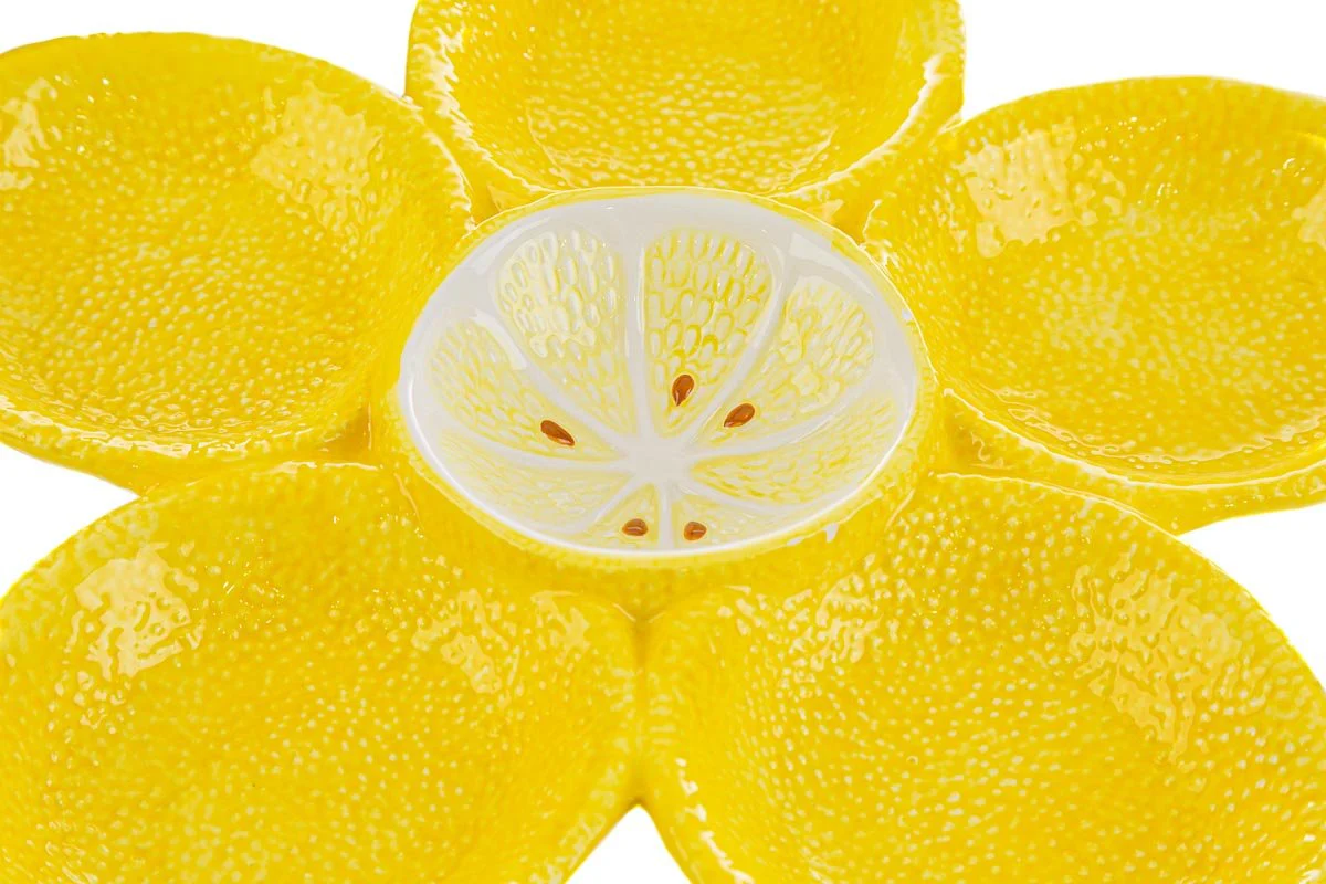Antipastiera in ceramica decorazione limone 31X2 - Image 3