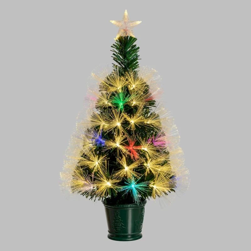 Pinetto di Natale a fibre ottiche Lotti