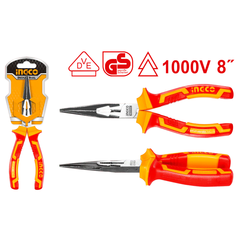 Pinza A Becco Lungo Isolata 200mm
