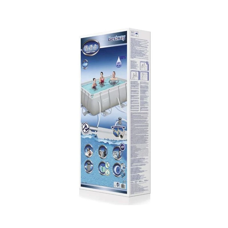 Piscina Bestway 56629 Power Steel Frame Rettangolare 282x196x84cm - Image 5