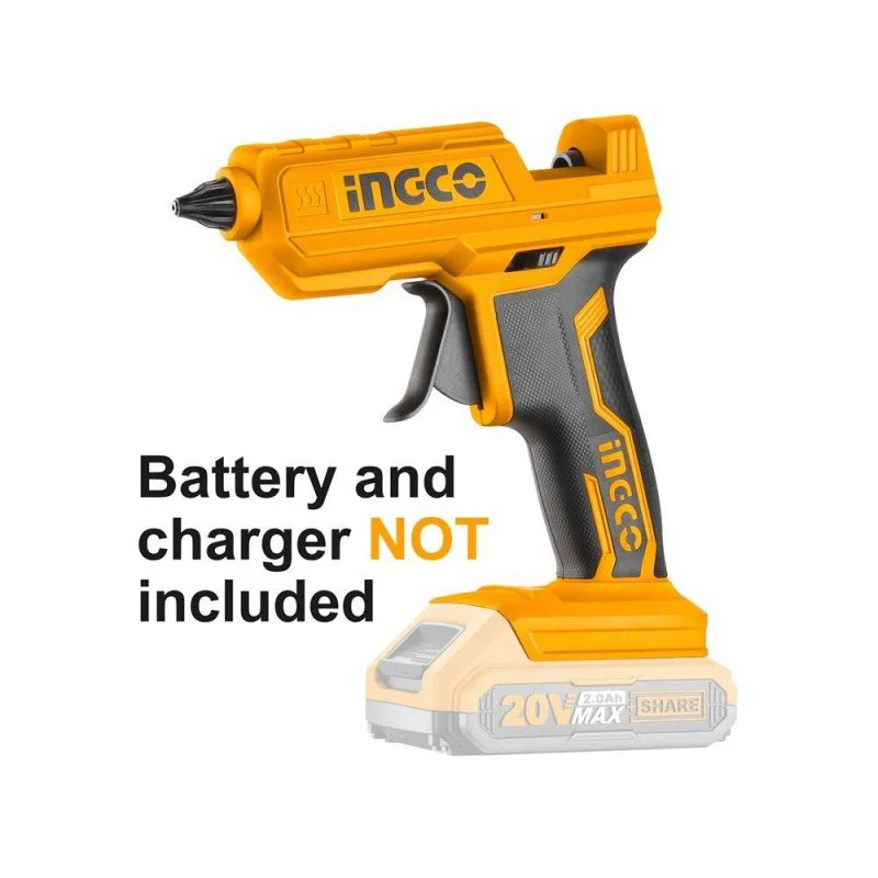 Pistola termocollante a batteria litio 20v nuda - Image 2