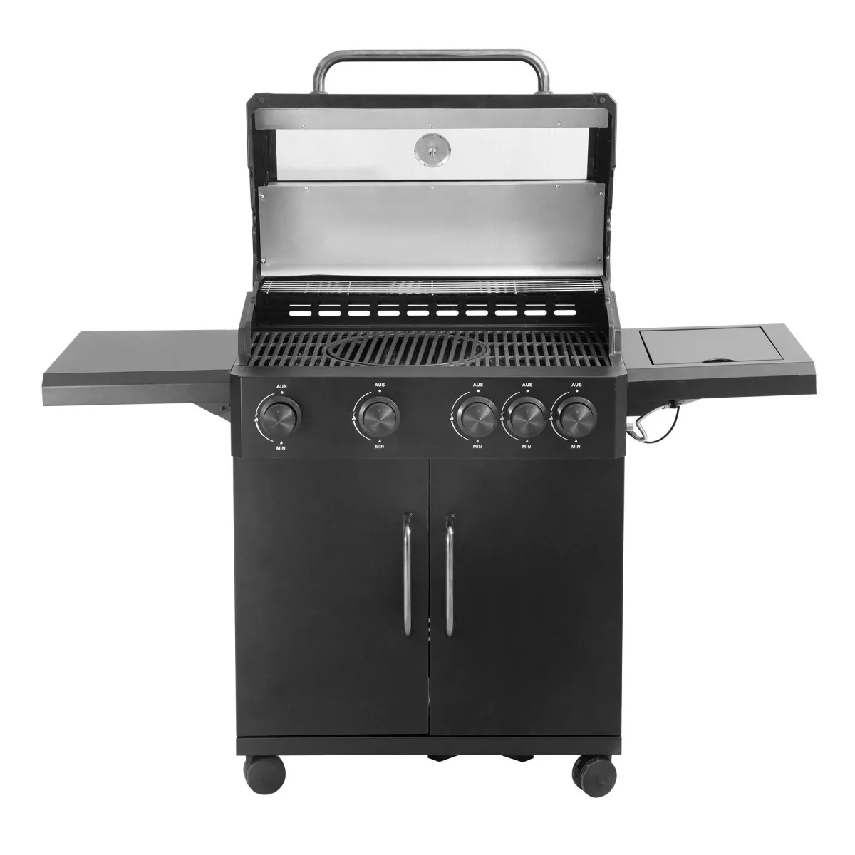 Pit Master – Barbecue a Gas con fornello laterale e custodia - Image 11