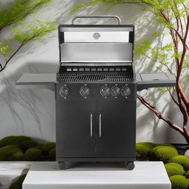Pit Master – Barbecue a Gas con fornello laterale e custodia - Image 7