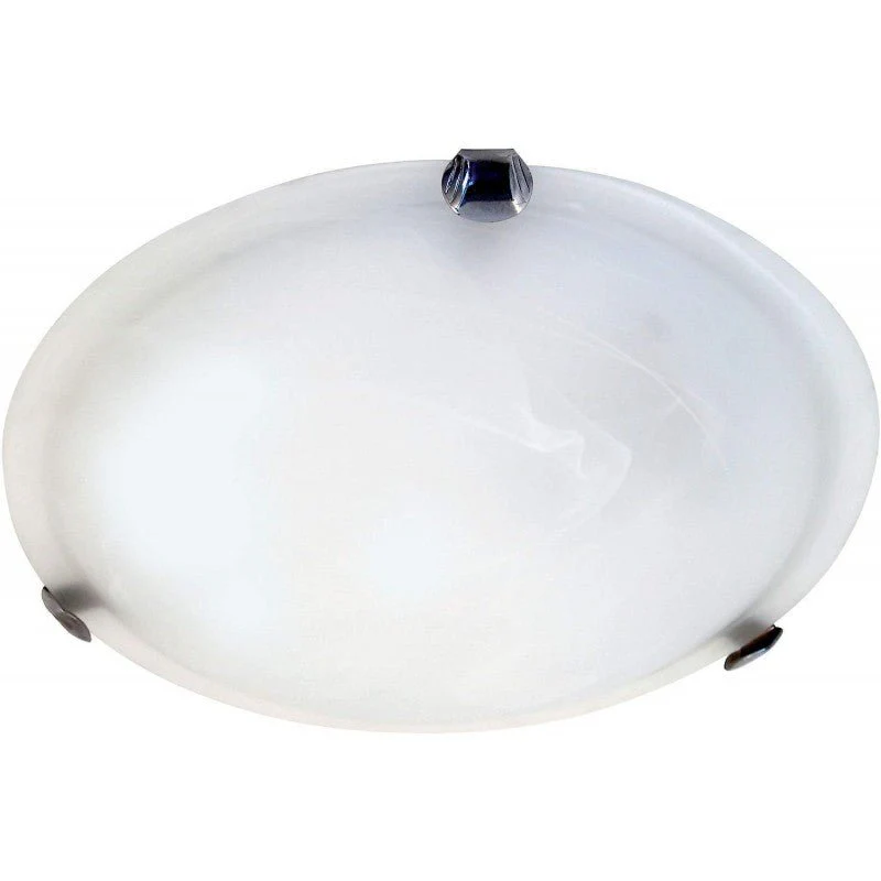 Plafoniera In Alabastro Bianco