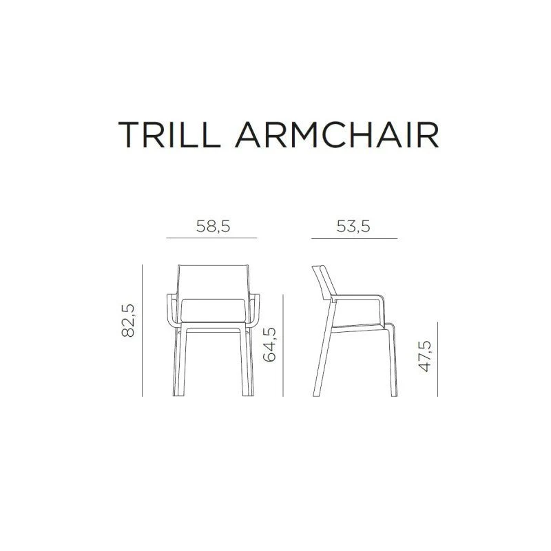Poltrona da giardino Nardi Trill Armchair - Image 7