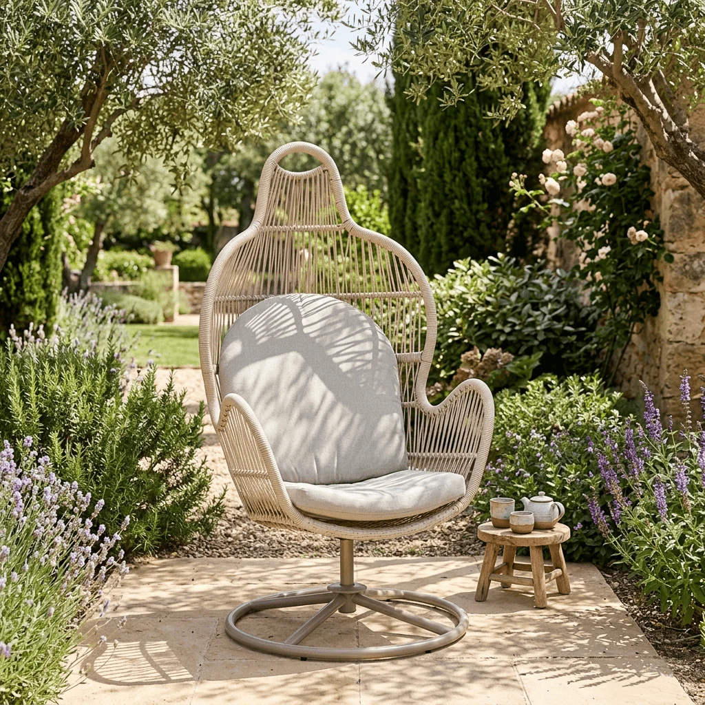 Poltrona rotante di design Rosmary – comfort ed eleganza per ogni ambiente - Image 13
