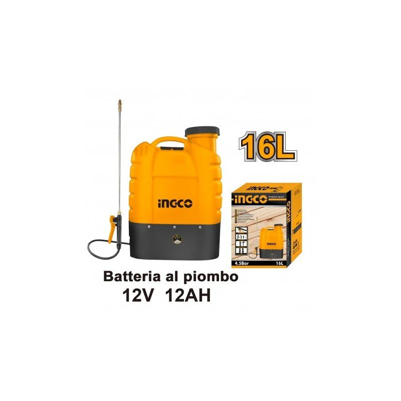 Pompa A Spalla Batteria Pb 12v 12ah