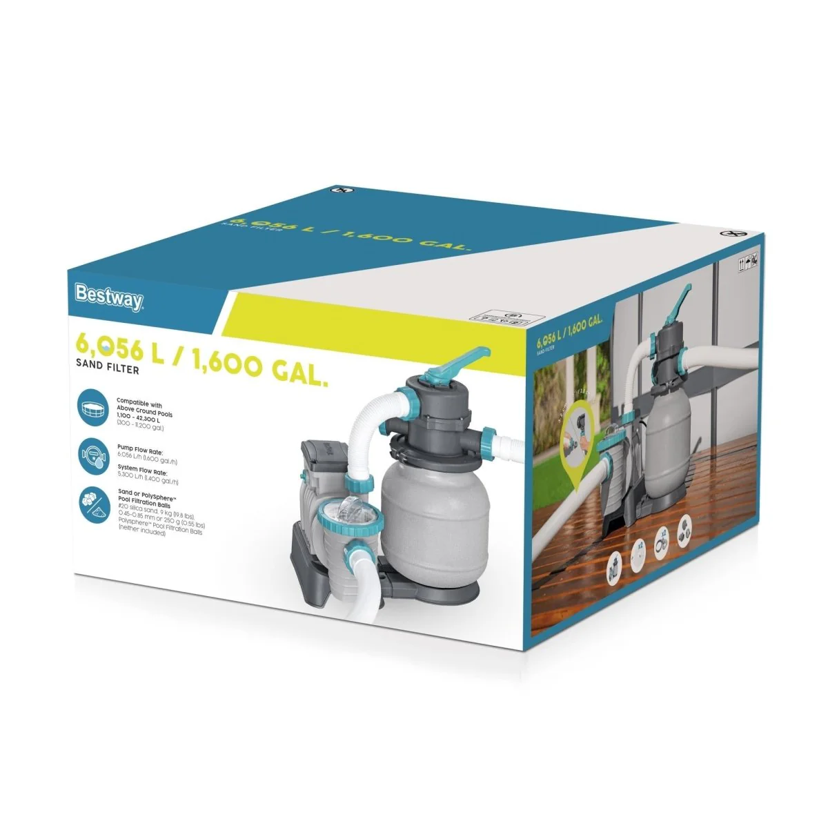 Pompa filtro a sabbia bestway da 5.678 lt/h | Bestway - Image 7