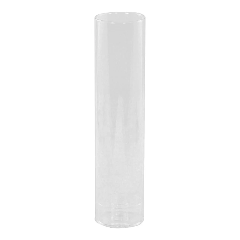 Portacandela a tubo in vetro d. 7cm