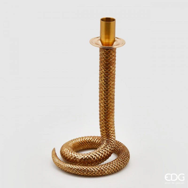 Portacandele Snake Poly Oro |EDG - Image 2
