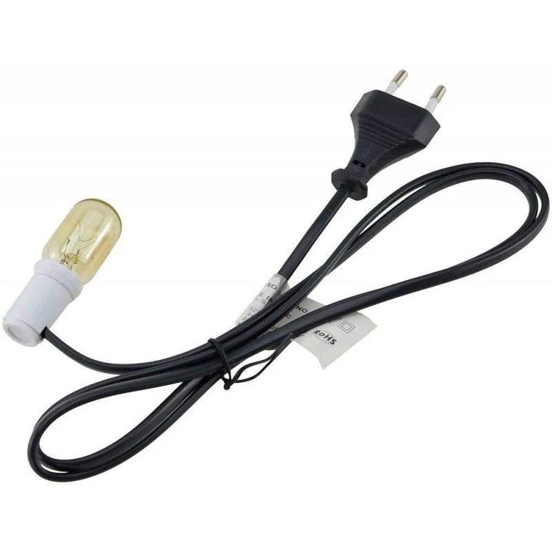 Portalampada Con Lampada 3 Candele E12 220v - Image 2