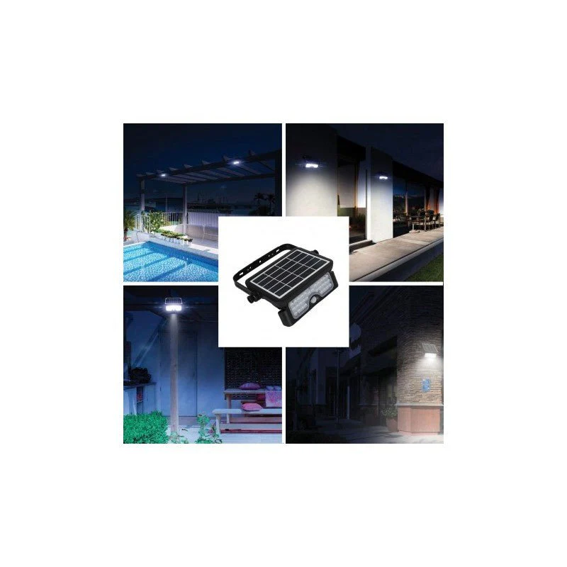 Proiettore Solare 500lm 5w 4000k Nero - Image 4