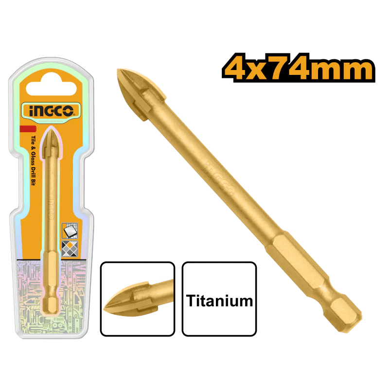Punta Per Piastrelle e Vetro 4x74mm
