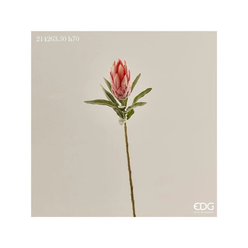 Ramo fiore artificiale Protea rex 70 cm EDG