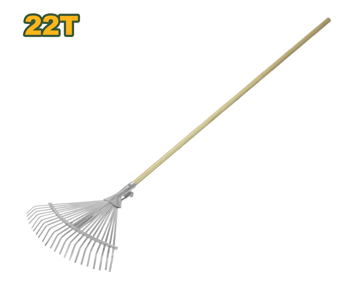 Rastrello a Ventaglio Regolabile Jadever 22 Denti in Acciaio