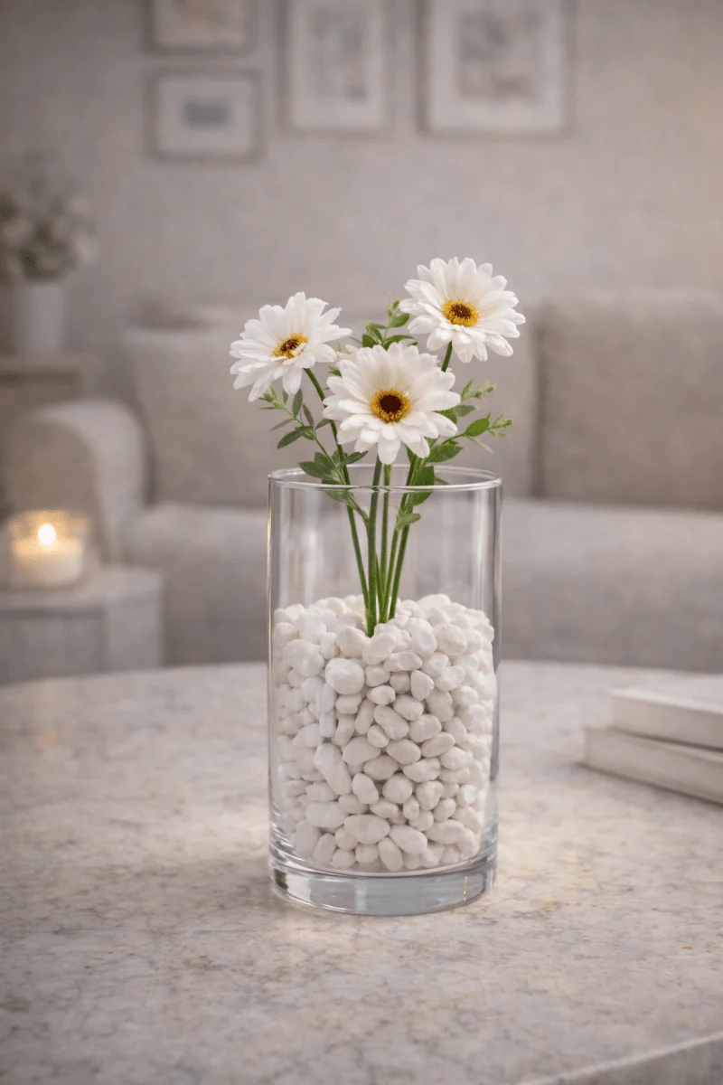 Sassi piccoli per decorazione 1000gr Bianco - Image 2