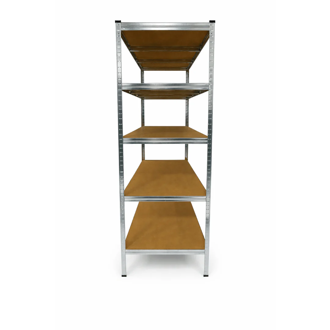 Scaffale 5 ripiani in acciaio e MDF Thor 120x60x180 cm - Image 5