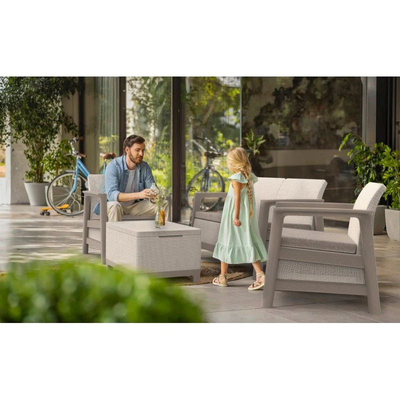 Set Scandi lounge linea Storage Sabbia - Image 3