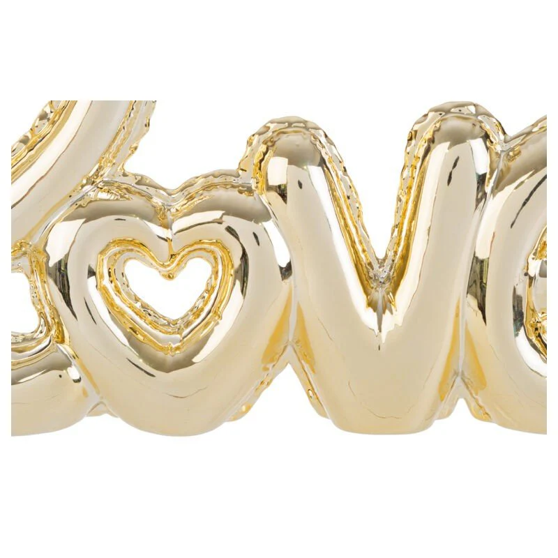 Scritta Love Porcellana Oro - Image 3