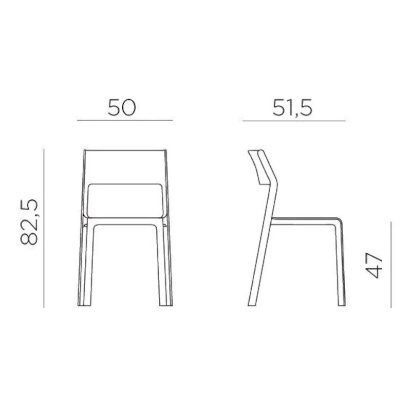 Sedia da giardino Nardi Trill Bistrot - Image 10