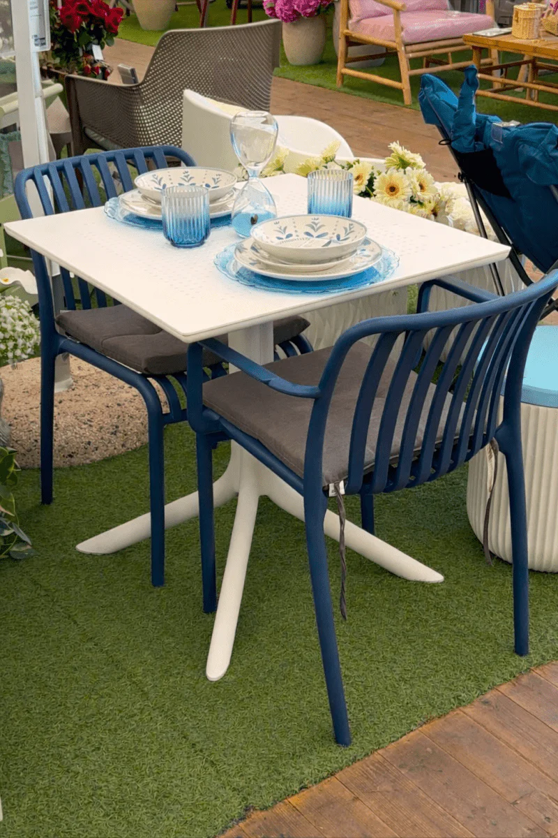 Sedia da giardino moderna colorata in polipropilene Ines Xone - Image 13