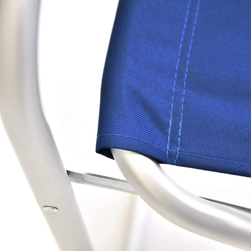 Sedia Regista Pieghevole in Alluminio Blu by Xone – Leggera e Compatta - Image 9