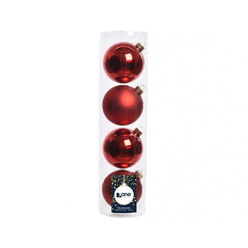Set 4 Sfere in vetro vari colori 10cm - Image 20