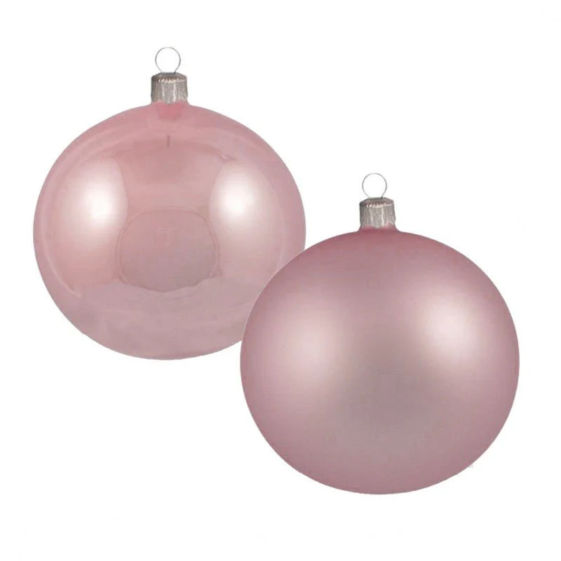 Set 8 Palle di Natale in vetro vari colori 7 cm - Image 7