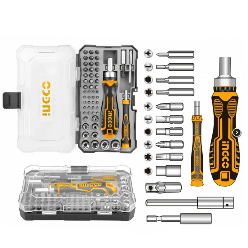 Set cacciaviti e bit Ingco 55 pz - Image 2