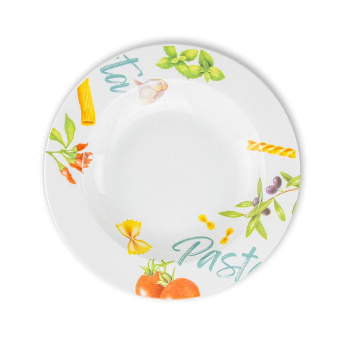 Set completo 12 Piatti + Tovaglia Linea Olimpia Pasta Multicolor - Image 5
