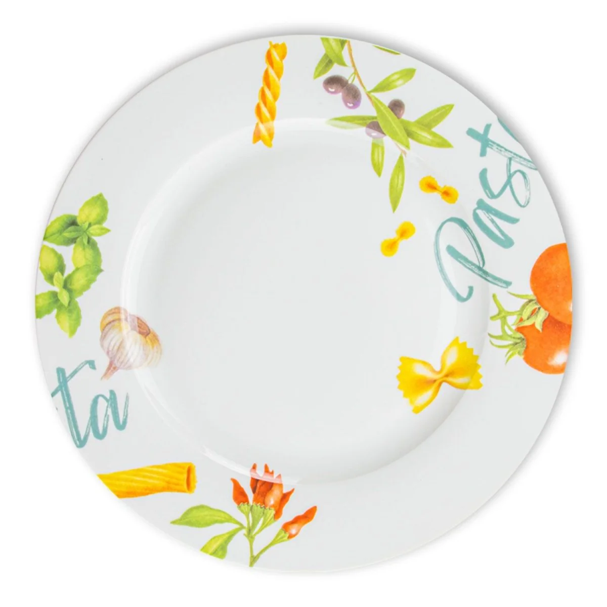 Set completo 12 Piatti + Tovaglia Linea Olimpia Pasta Multicolor - Image 8