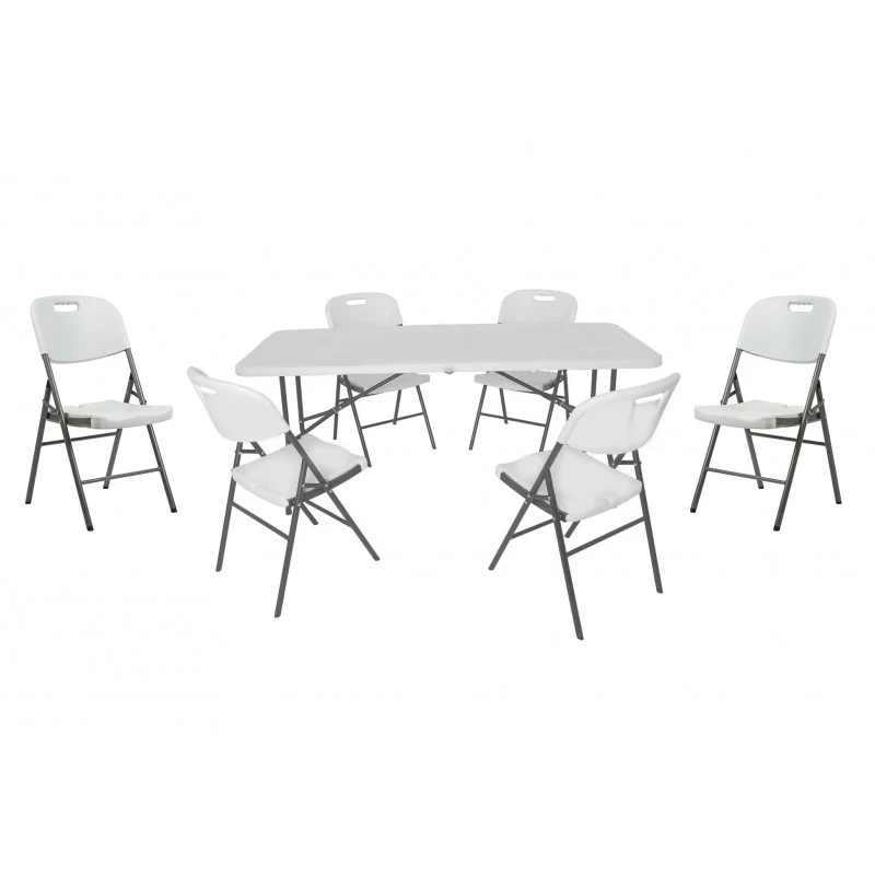Set da giardino con tavolo e sedie pieghevoli Catering | Xone