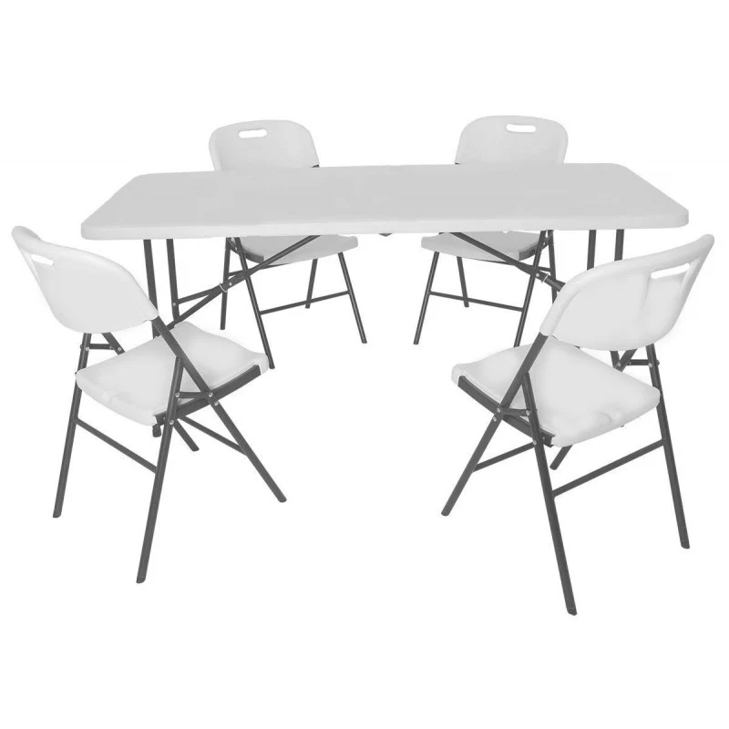 Set da giardino con tavolo e sedie pieghevoli Catering | Xone - Image 4