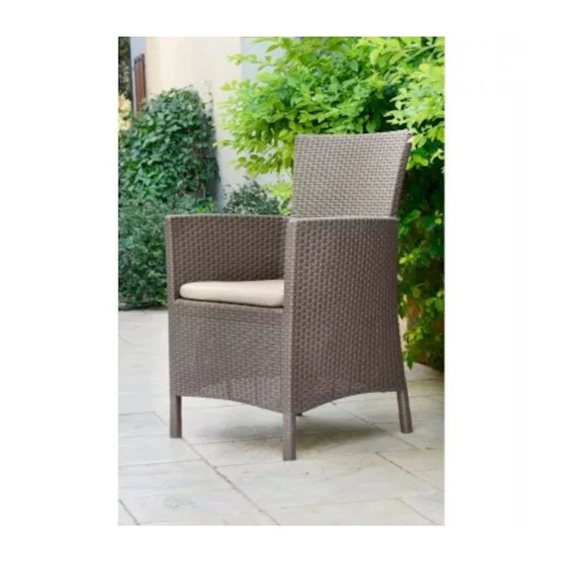 Set da giardino con cuscini cappuccino Iowa Balcony Keter - Image 3