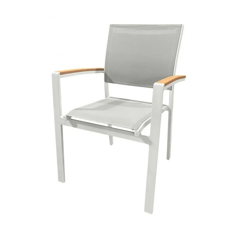Set da giardino con tavolo allungabile bianco Zeus e 6 sedie Era | Xone - Image 4