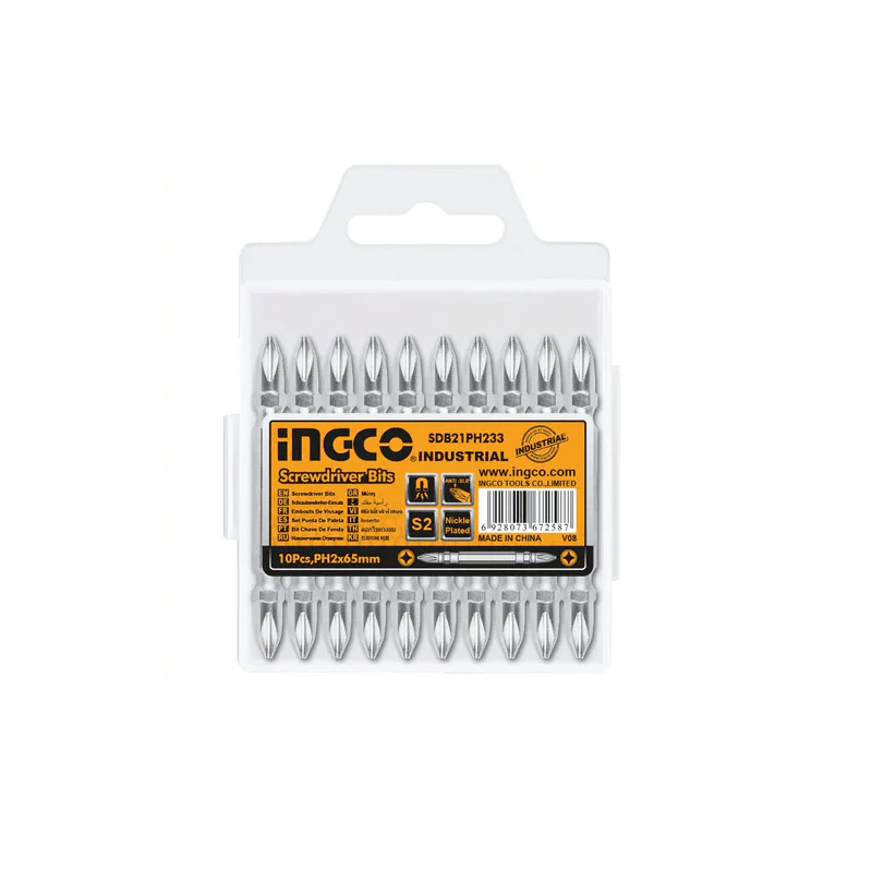 Set inserti per cacciavite Ingco 10 pz - Image 2
