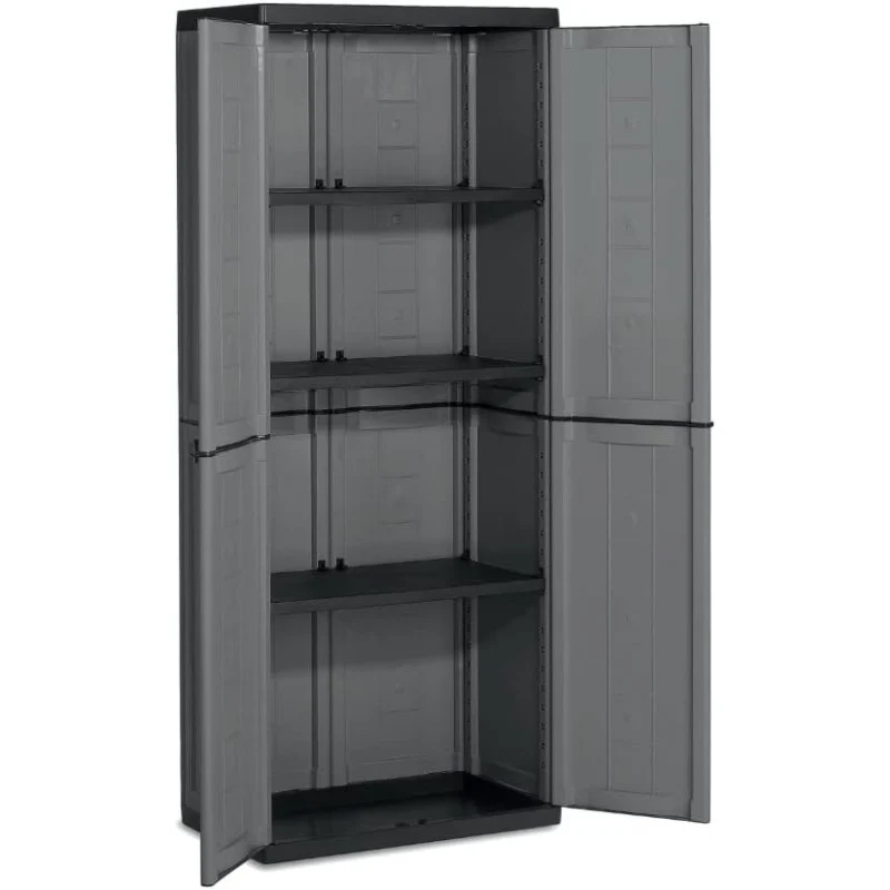 Set Jolly Armadio Alto+ Basso Grigio Keter - Image 5