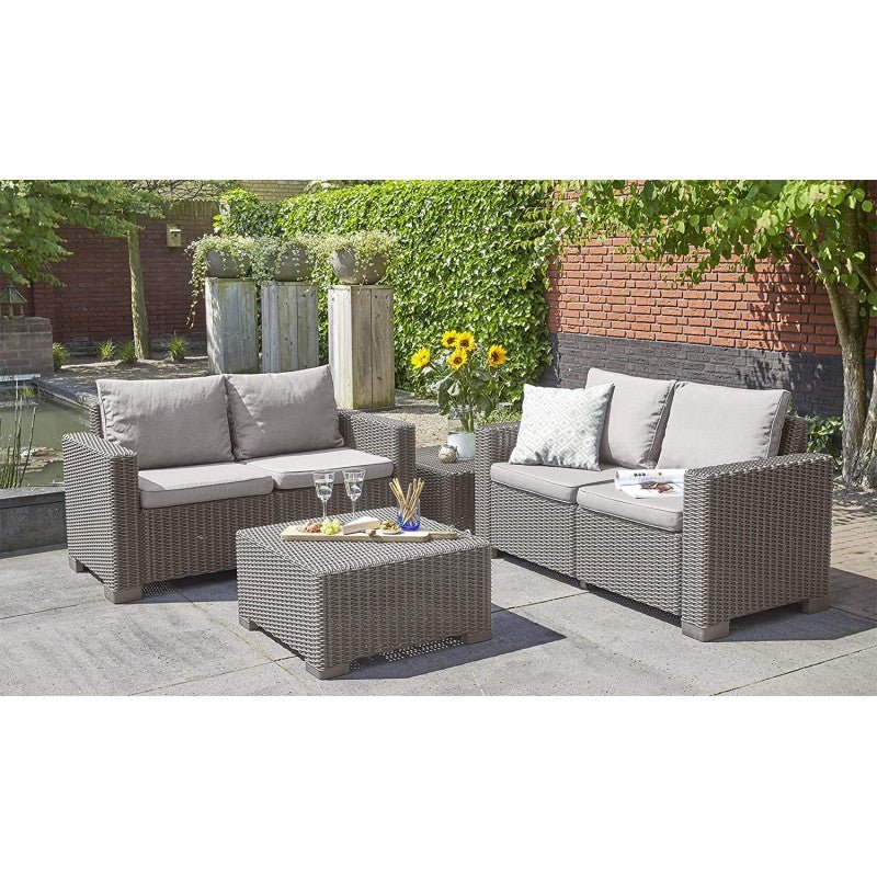 Set salotto da giardino California Keter color Cappuccino - Image 3
