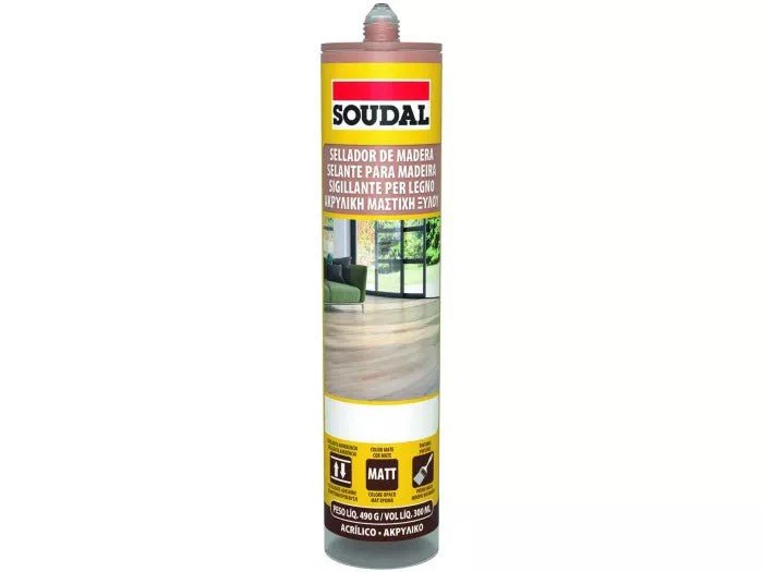 Sigillante Acrilico per Legno e Parquet Soudal 300 ml