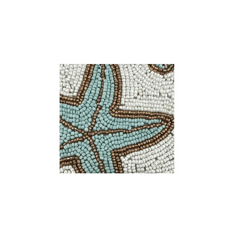 Sottopiatto perline con stelle marine d.35cm - Image 4