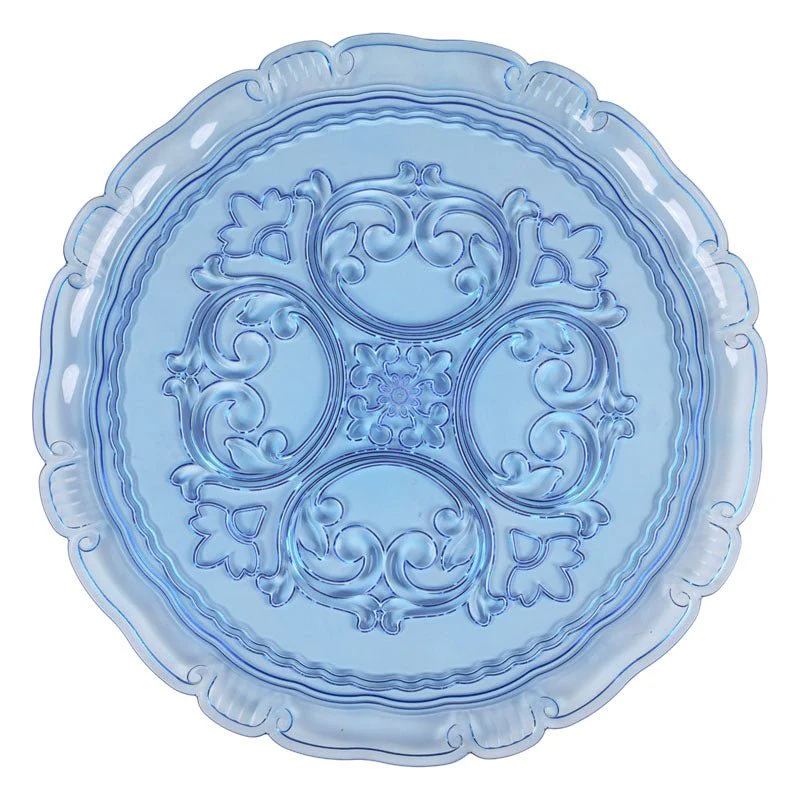 Sottopiatto trasparente in plastica D33cm