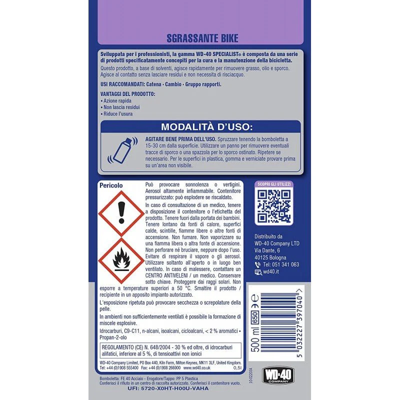 Specialist Sgrassante bike 500 Ml | WD-40 - Image 5