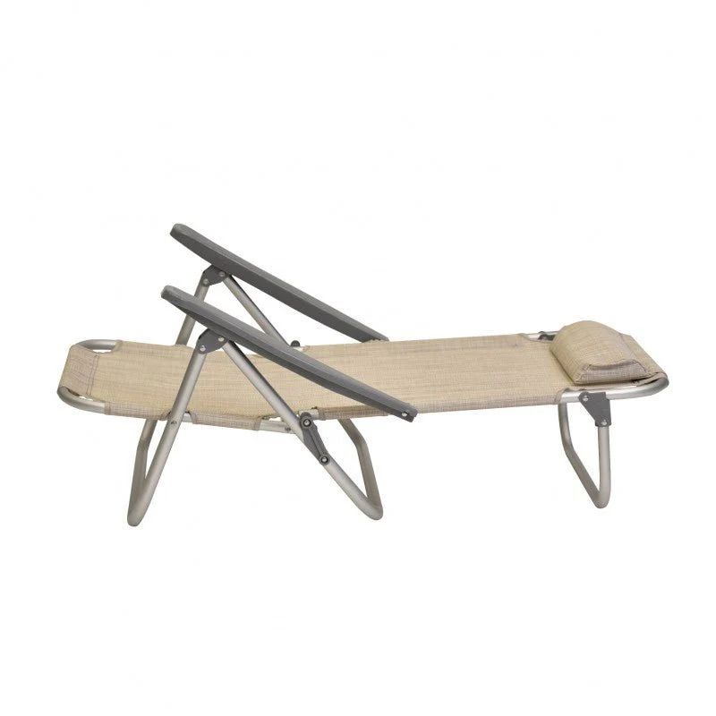 Coppia di spiaggine da mare pieghevoli PRO in alluminio beige con poggiatesta | Xone - Image 17